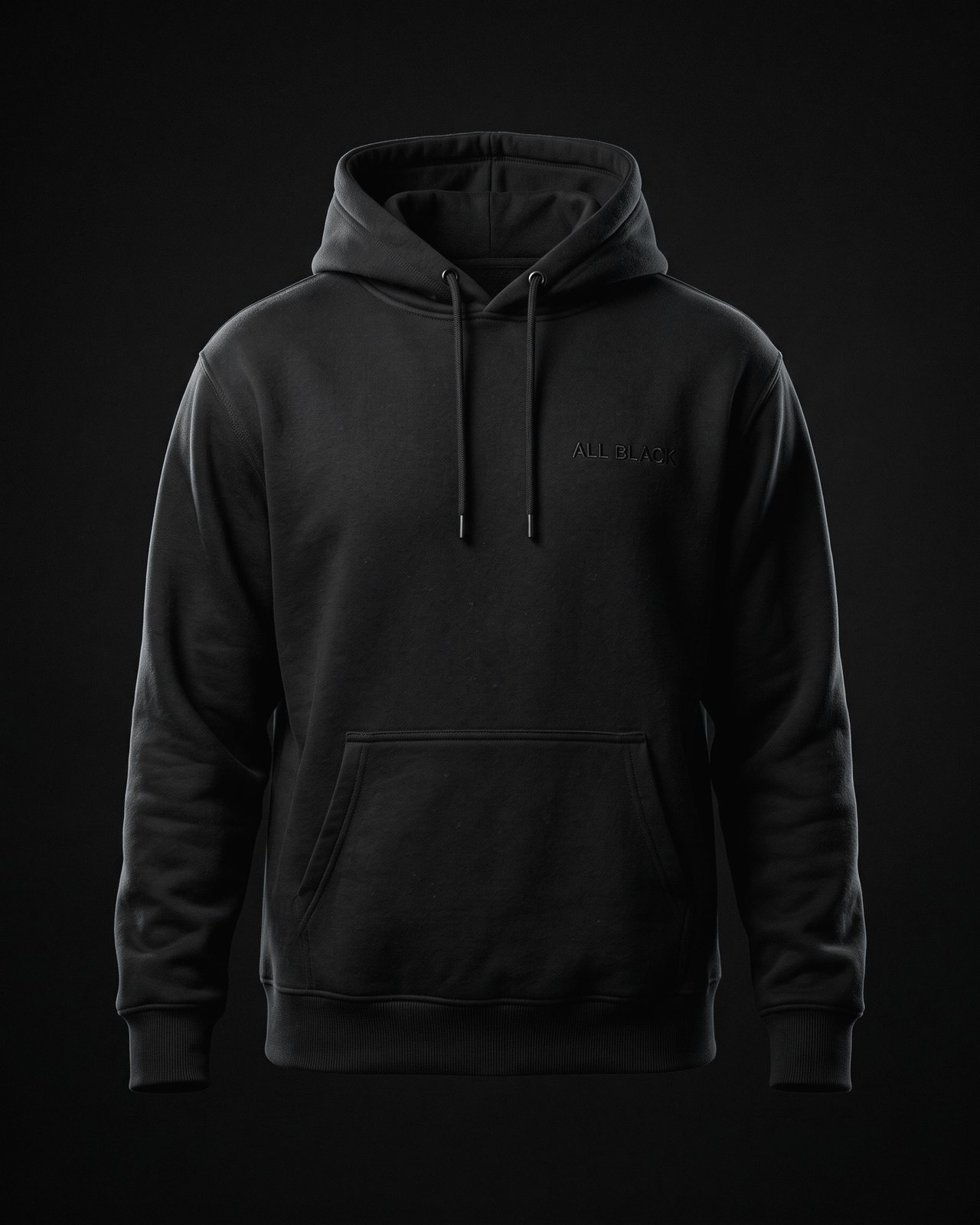 The Hoodie in black