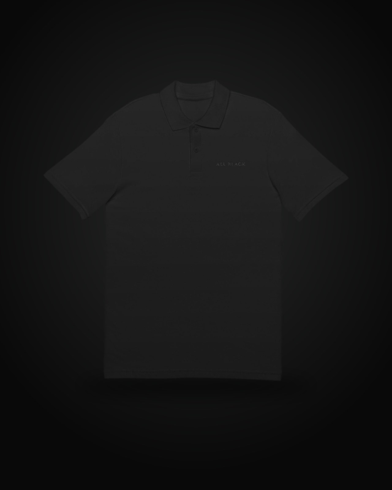 All Black Apparel The Polo