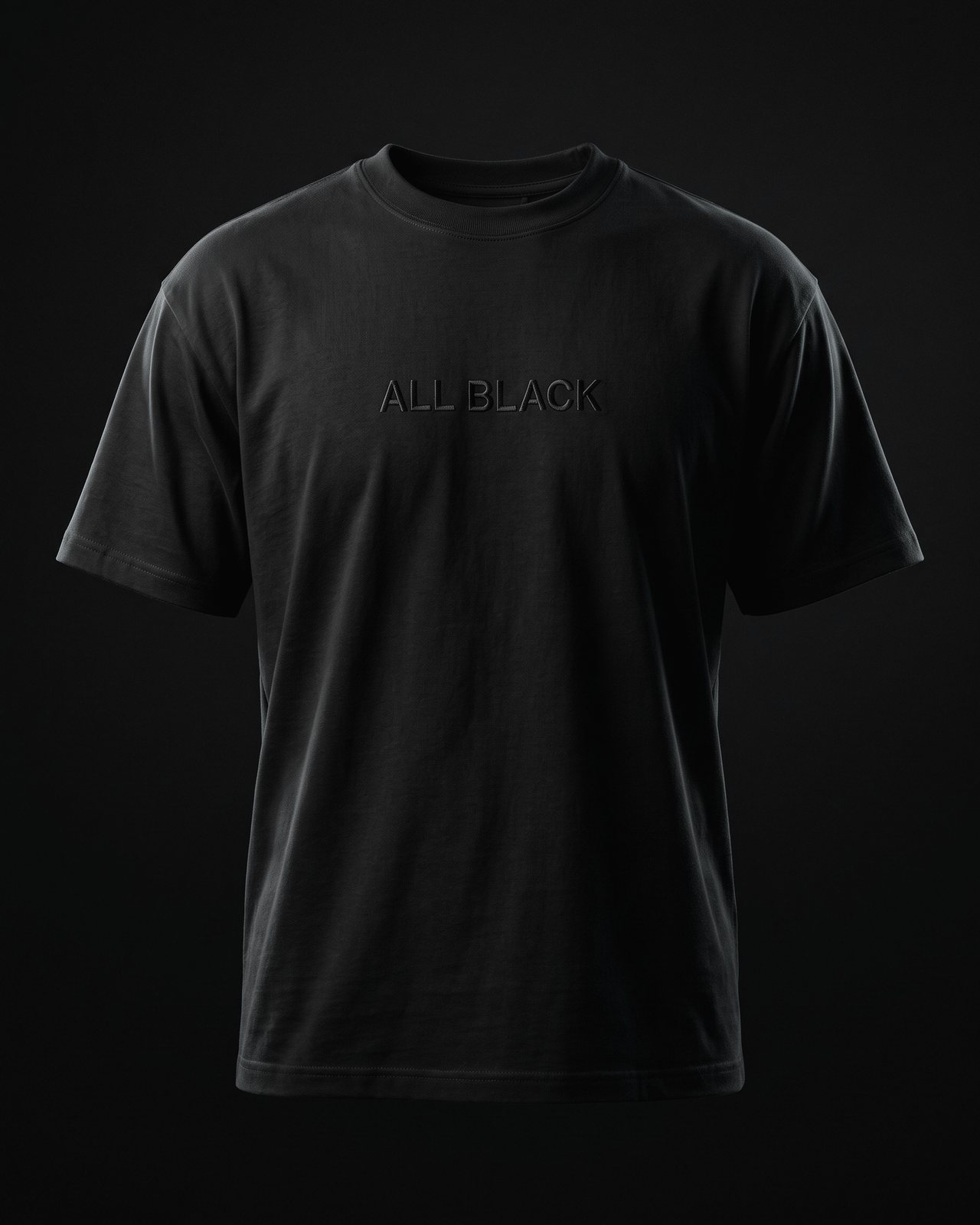 The Uniform Tee in black