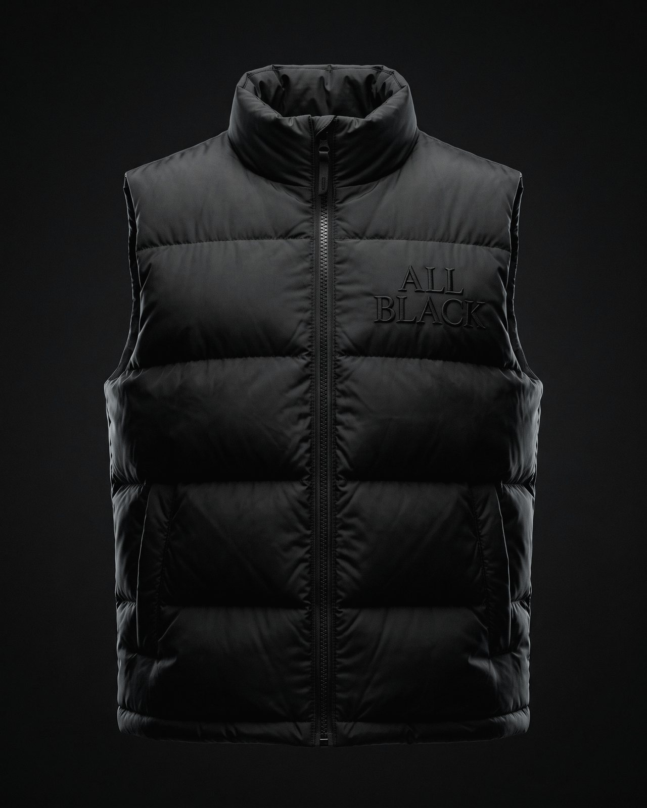 All Black Apparel The Vest